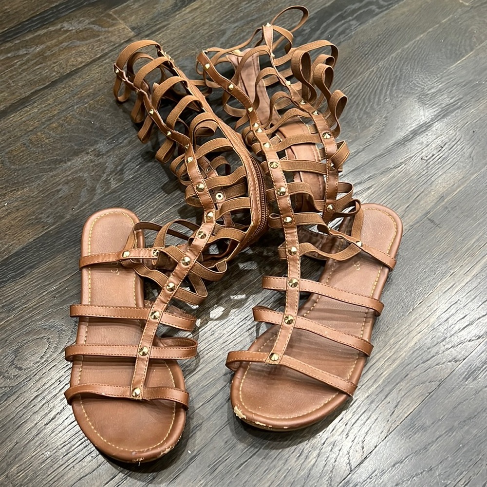 Knee High Sandals size 7